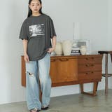 半袖 オーバーサイズ フォトプリントTシャツ | mili an deni | 詳細画像14 