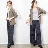 もちもちラメ ニットカーディガン ベルト付き | mili an deni | 詳細画像9 