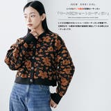 モール花柄ショートカーデ カーデ ショート丈 | mili an deni | 詳細画像2