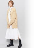 クルーネックミドル丈カーディガン ドロップショルダー オーバーサイズ | mili an deni | 詳細画像7 