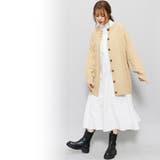 クルーネックミドル丈カーディガン ドロップショルダー オーバーサイズ | mili an deni | 詳細画像8 