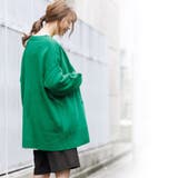 クルーネックミドル丈カーディガン ドロップショルダー オーバーサイズ | mili an deni | 詳細画像11 