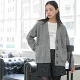 トグルニットカーディガン トップス ニット素材 | mili an deni | 詳細画像7 