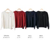 ハート刺繍ニットカーディガン トップス ニット素材 | mili an deni | 詳細画像23 