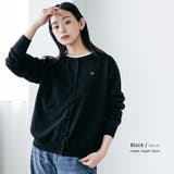 ハート刺繍ニットカーディガン トップス ニット素材 | mili an deni | 詳細画像18 