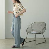 配色クロシェ襟付きカーディガン レディース かぎ針編み | mili an deni | 詳細画像14