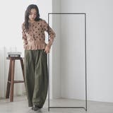 ドットジャガードペプラムニットカーディガン レディース カーディガン | mili an deni | 詳細画像9