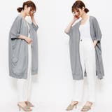 UVドルマン5分袖ロングカーディガン レディース UV | mili an deni | 詳細画像19
