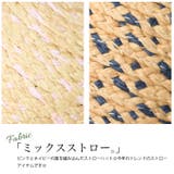 ストローハット つば広 帽子 雑貨 F レディース 夏 ミリアンデニ | mili an deni | 詳細画像5