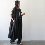 半袖前開きワンピース ノーカラー 比翼 | mili an deni | 詳細画像20 