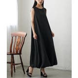 ブラック | バルーンヘム ワンピース レディース | mili an deni