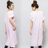 フリル袖 Tシャツワンピース サイドスリット | mili an deni | 詳細画像12 
