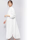 フレアシャツワンピース スタンドカラー バックタック | mili an deni | 詳細画像10 