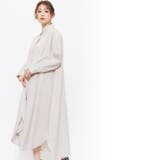 フレアシャツワンピース スタンドカラー バックタック | mili an deni | 詳細画像16 