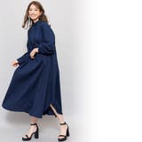 フレアシャツワンピース スタンドカラー バックタック | mili an deni | 詳細画像18 