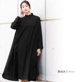 フレアシャツワンピース スタンドカラー バックタック | mili an deni | 詳細画像22 