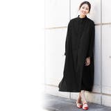 フレアシャツワンピース スタンドカラー バックタック | mili an deni | 詳細画像23 