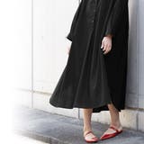 フレアシャツワンピース スタンドカラー バックタック | mili an deni | 詳細画像25 