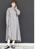 フレアシャツワンピース スタンドカラー バックタック | mili an deni | 詳細画像28 