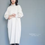 裏起毛バックスリットワンピース タートルネック スウェット | mili an deni | 詳細画像17 