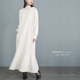 裏起毛バックスリットワンピース タートルネック スウェット | mili an deni | 詳細画像20 