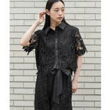 ブラック | カットレース セットアップ レディース | mili an deni