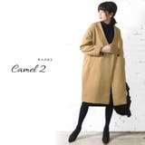 (タイプ2)キャメル | フェイクウールロングチェスターコート | mili an deni