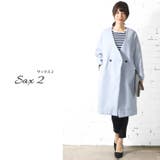 (タイプ2)サックス | フェイクウールロングチェスターコート | mili an deni