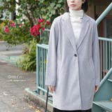 グレー | 秋冬新作 チェスター ノーカラー | mili an deni