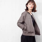 やわらかフェイクレザー ノーカラージャケット ライダース | mili an deni | 詳細画像9