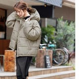 ボリュームフェイクダウンジャケット ジャンパー 長袖 | mili an deni | 詳細画像21