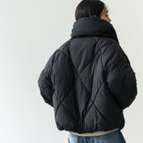 ビッグダイヤキルト中綿ジャケット ミドル丈 無地 | mili an deni | 詳細画像11