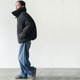 ビッグダイヤキルト中綿ジャケット ミドル丈 無地 | mili an deni | 詳細画像12