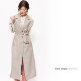 サンドベージュ | ロングトレンチジレ ベスト ノースリーブ | mili an deni