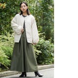 サイドファスナーノーカラージャケット サイドスリット 長袖 | mili an deni | 詳細画像16 