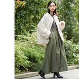 サイドファスナーノーカラージャケット サイドスリット 長袖 | mili an deni | 詳細画像17 