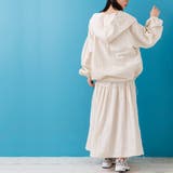 スタンドカラーアノラック ナイロン ハーフジップ | mili an deni | 詳細画像16 