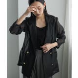 ブラック | シアージャケット レディース テーラードジャケット | mili an deni