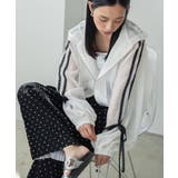オフホワイト | シアーブルゾン レディース フードジャケット | mili an deni