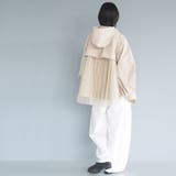 バックチュールショートトレンチコート チュール ヨーク | mili an deni | 詳細画像15