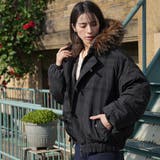 襟ファートグル中綿ジャケット 中綿ジャケット ケープフード | mili an deni | 詳細画像19 