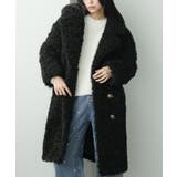 ブラック | テディボアロングコート フェイクファー コート | mili an deni