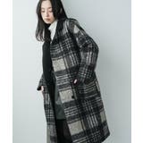 ブラック | リバーシブルチェックボアコート ボアジャケット ファージャケット | mili an deni