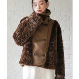 ブラウン | スウェード×ボアジャケット ムートンジャケット ボアブルゾン | mili an deni