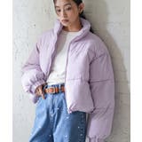 ピンク | 中綿ショートジャケット ショート丈 スタンドカラー | mili an deni