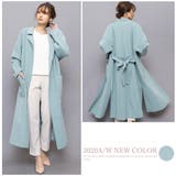 BIGコート サイドスリット フェイクウール | mili an deni | 詳細画像3 