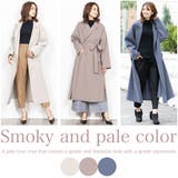 BIGコート サイドスリット フェイクウール | mili an deni | 詳細画像4 