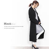 BIGコート サイドスリット フェイクウール | mili an deni | 詳細画像19 