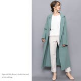 BIGコート サイドスリット フェイクウール | mili an deni | 詳細画像21 