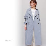 ブルー | キャンディスリーブ BIGトレンチコート スプリングコート | mili an deni